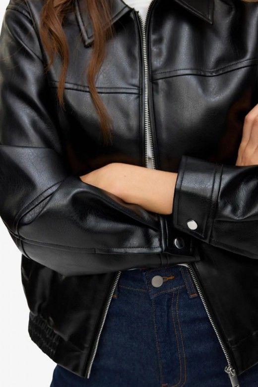 Casaco Faux Leather curto TALUA VERO MODA Casaco Faux Leather curto TALUA VERO MODA