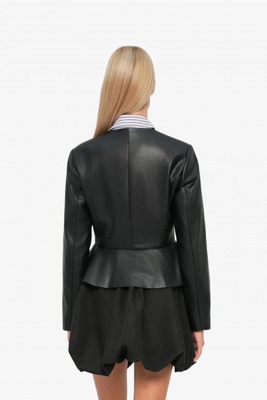 Casaco Mulher Faux Leather curto JDY OLIVIA ONLY Casaco Mulher Faux Leather curto JDY OLIVIA ONLY