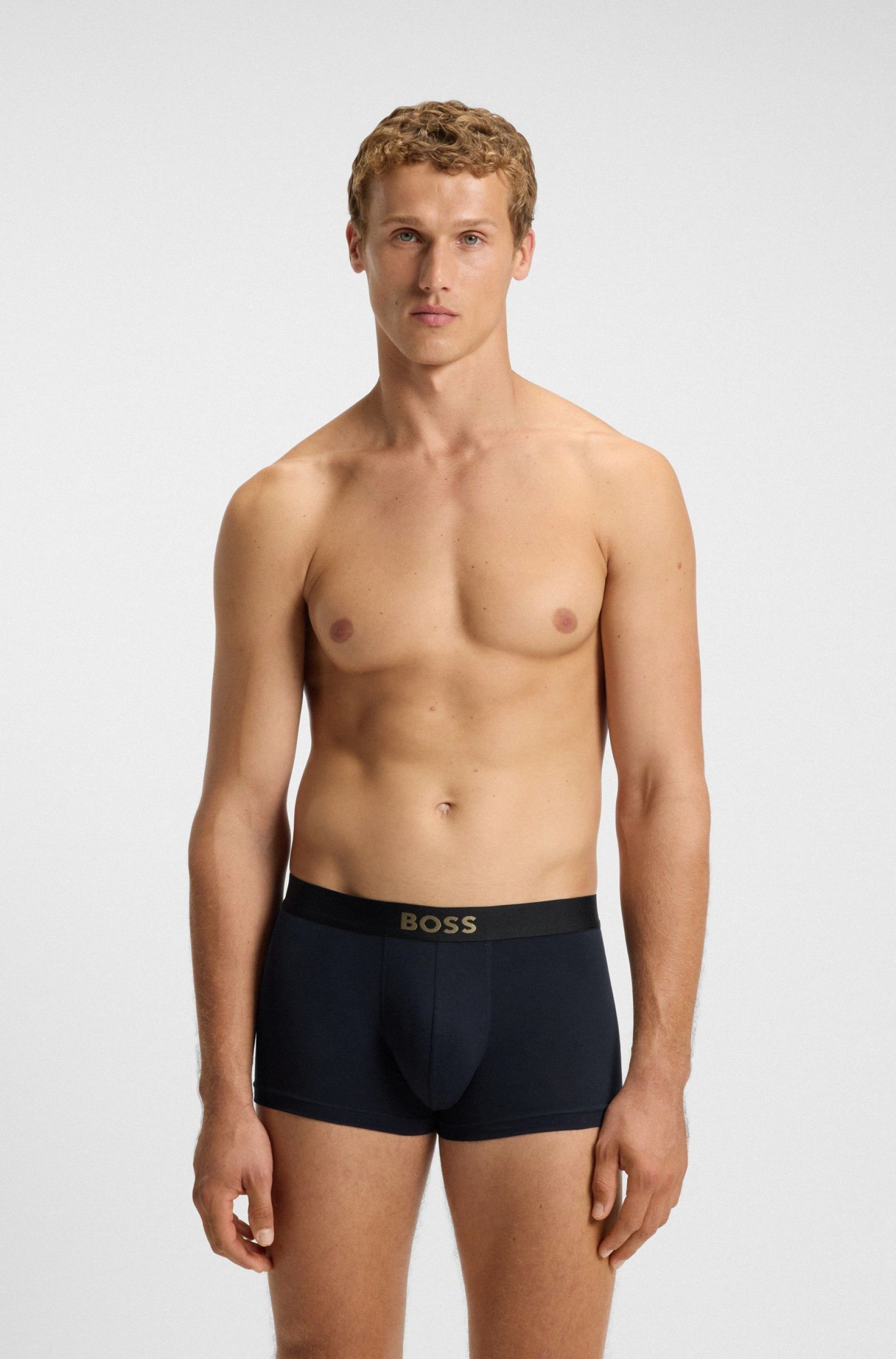 Boxer HUGO BOSS Pack 3U GOLD Stretch Cotton