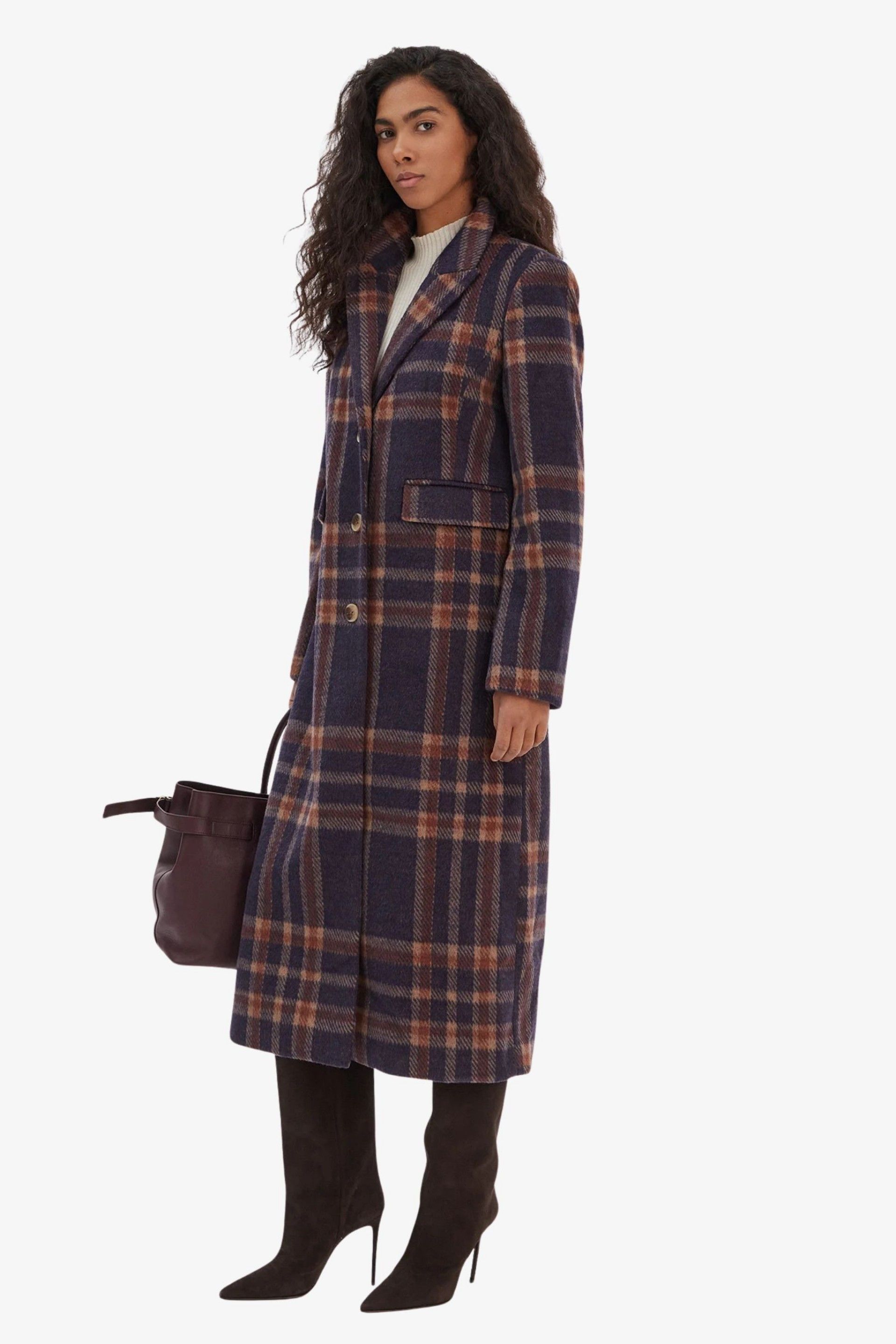 Casaco Mulher Long Xadrez CORIS ONLY