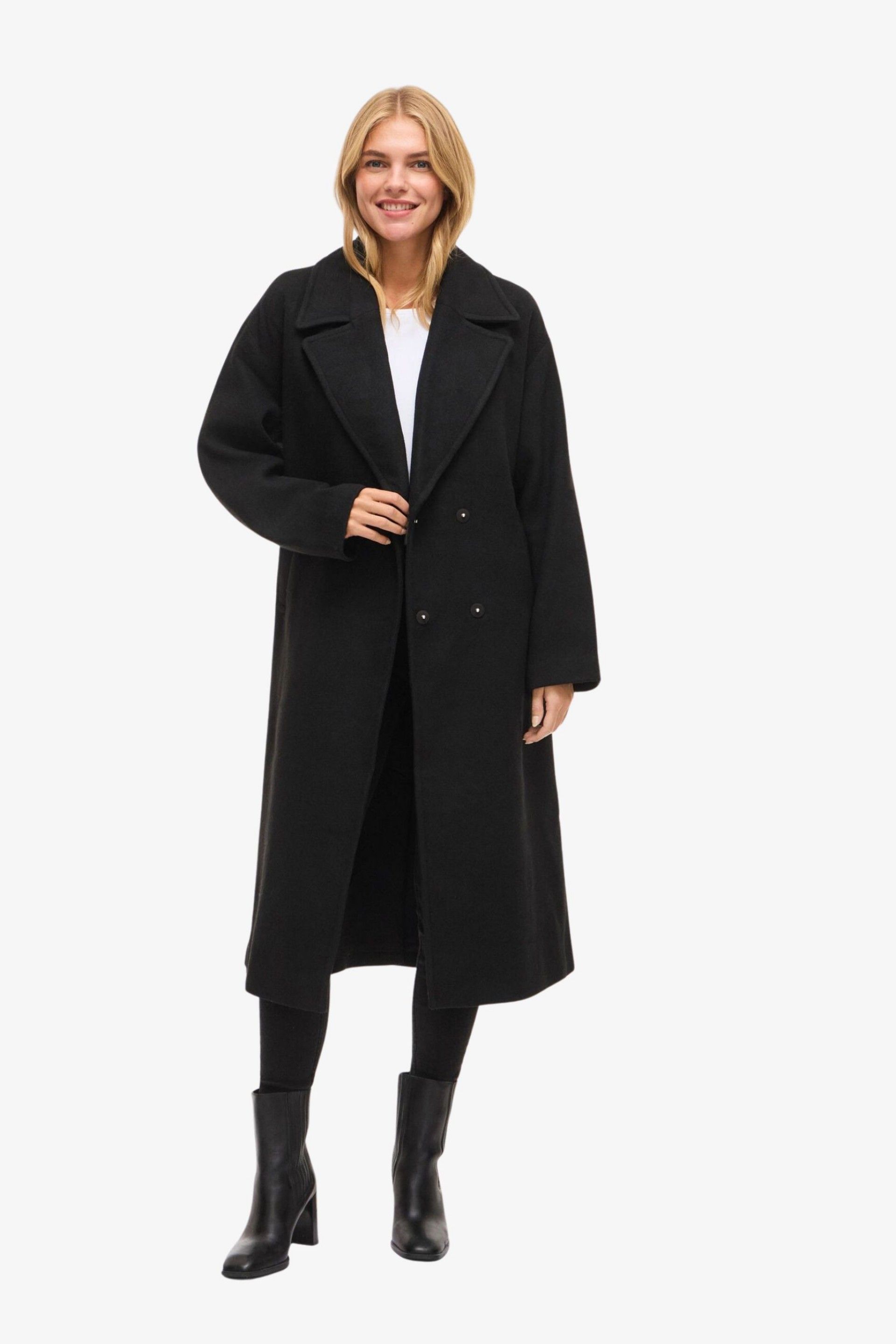 Casaco Mulher FIKKA Lã Comprido VILA