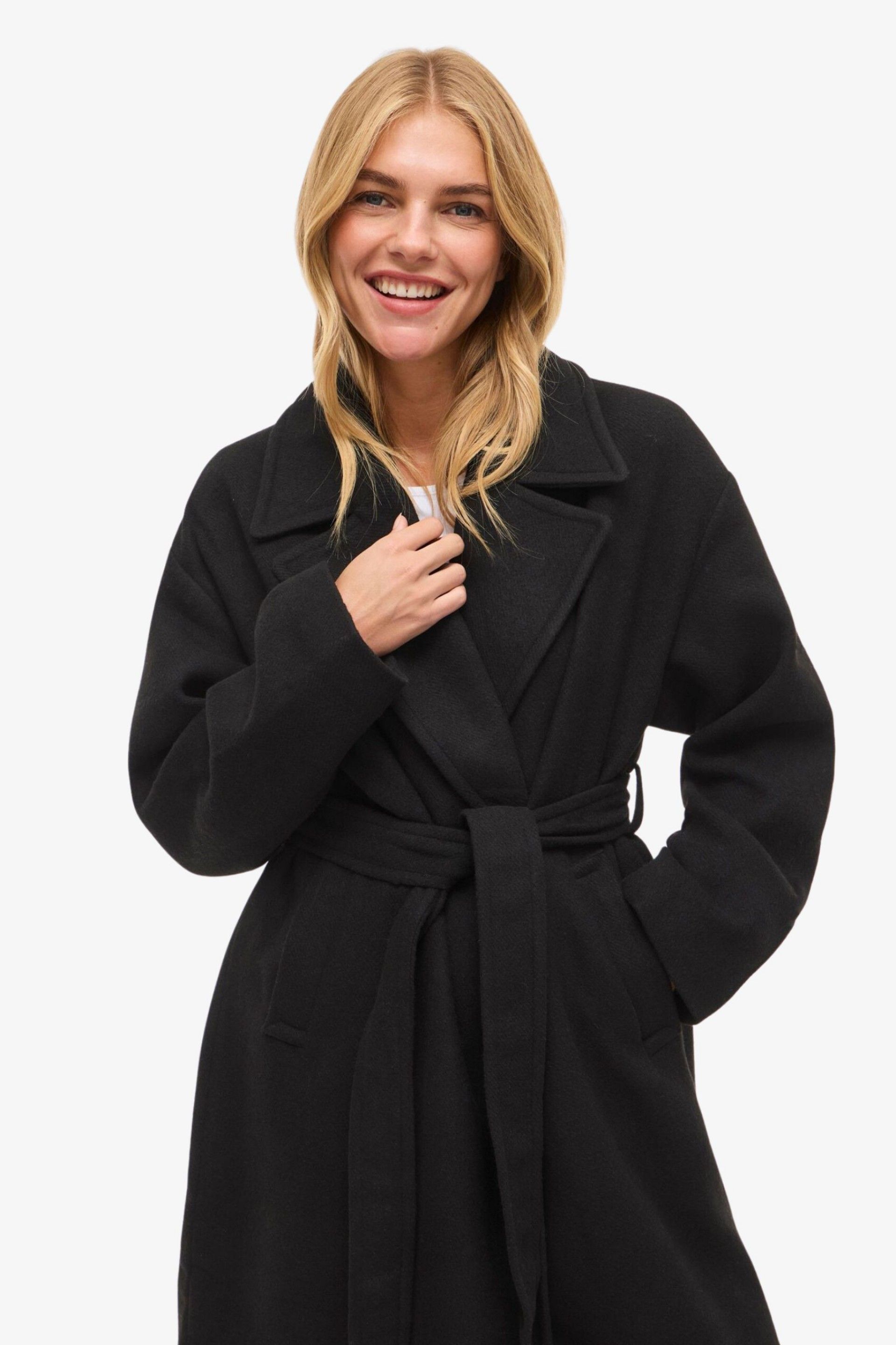 Casaco Mulher FIKKA Lã Comprido VILA