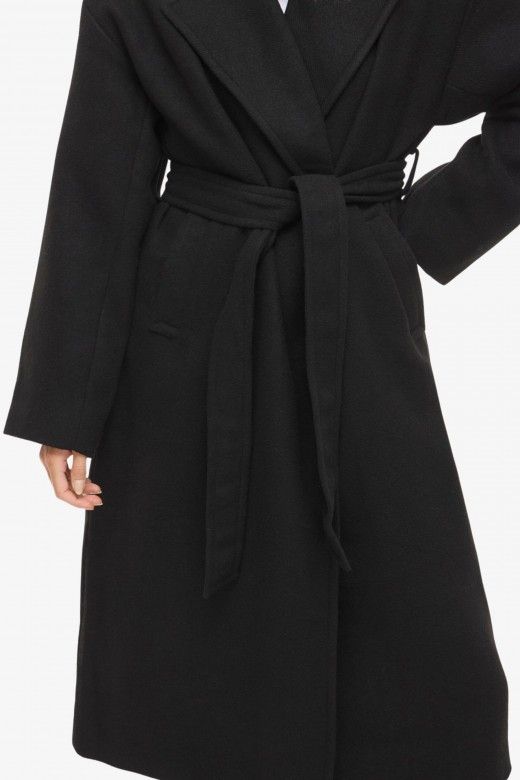 Casaco Mulher FIKKA Lã Comprido VILA Casaco Mulher FIKKA Lã Comprido VILA