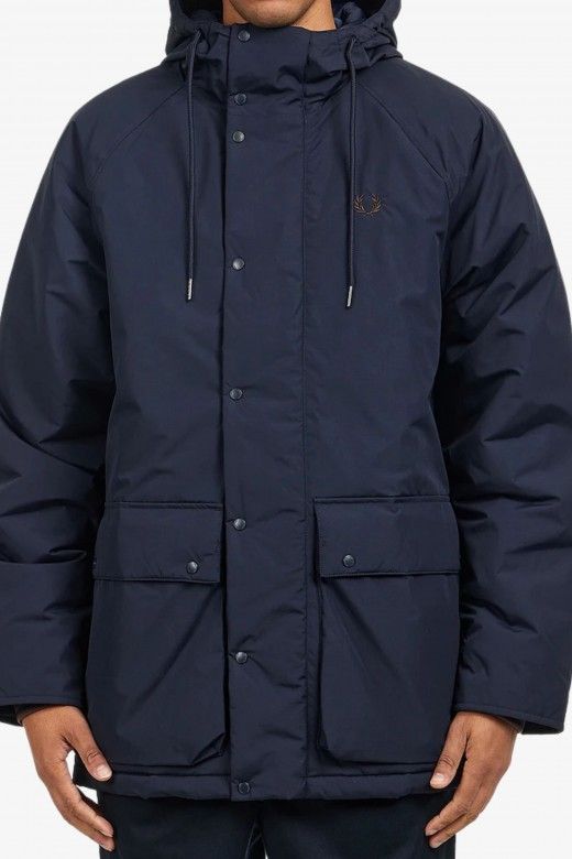 Parka Homem FRED PERRY Hood Puffer Parka Homem FRED PERRY Hood Puffer