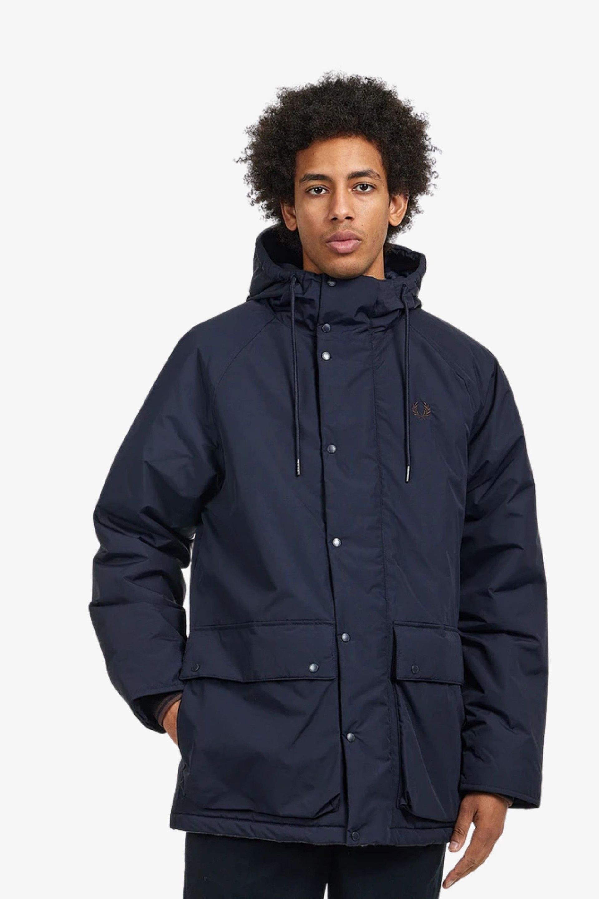 Parka Homem FRED PERRY Hood Puffer