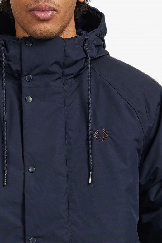 Parka Homem FRED PERRY Hood Puffer Parka Homem FRED PERRY Hood Puffer