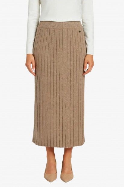 Saia Malha Misto Lana Lourex MARKUP