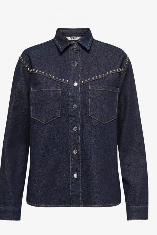 Camisa Jeans Mulher ELODIE ONLY Camisa Jeans Mulher ELODIE ONLY