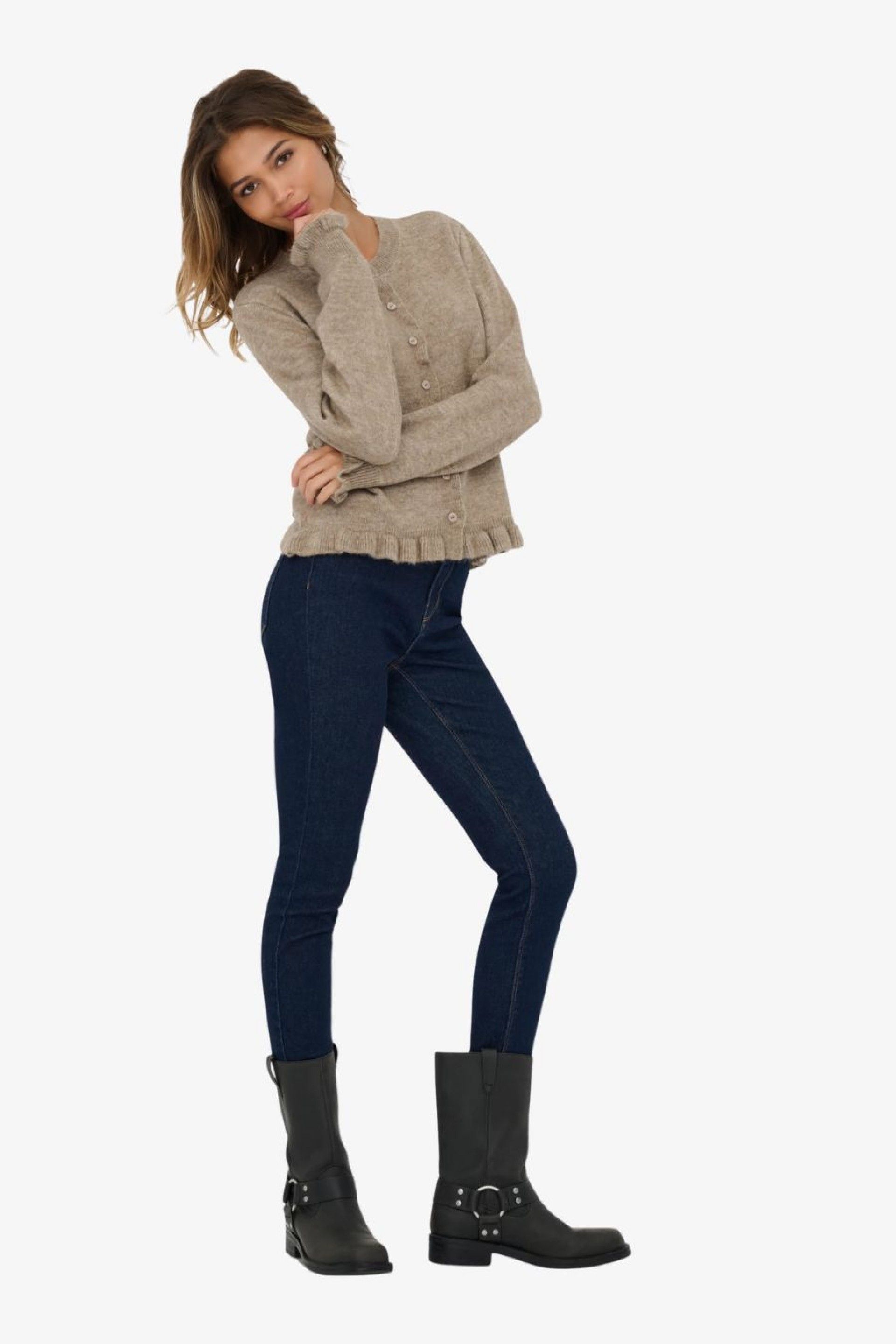 Casaco Malha Mulher LETTY Frill JDY ONLY