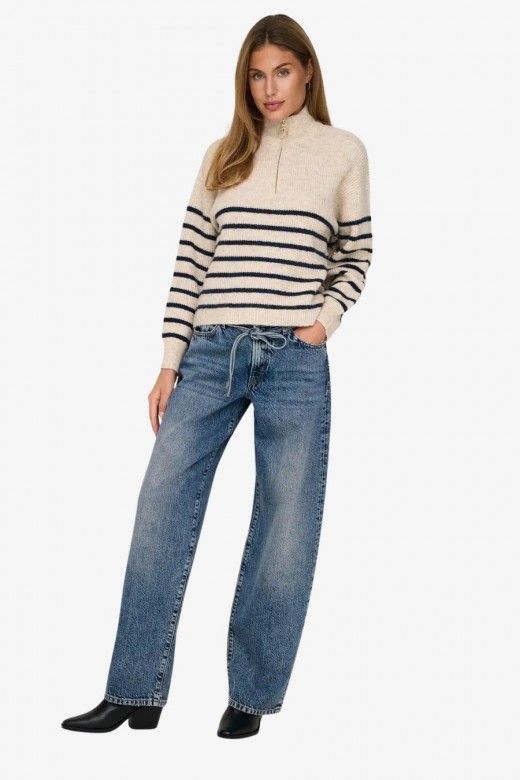 Calça Jeans Mulher GIANNA HW Straight ONLY Calça Jeans Mulher GIANNA HW Straight ONLY