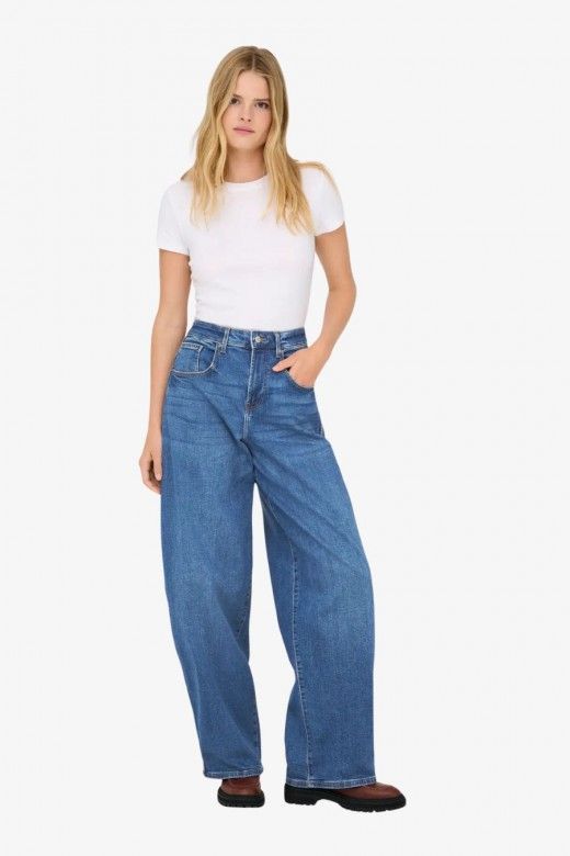 Calça Jeans Mulher TAMY HW BARREKL 15370110 ONLY Calça Jeans Mulher TAMY HW BARREKL 15370110 ONLY