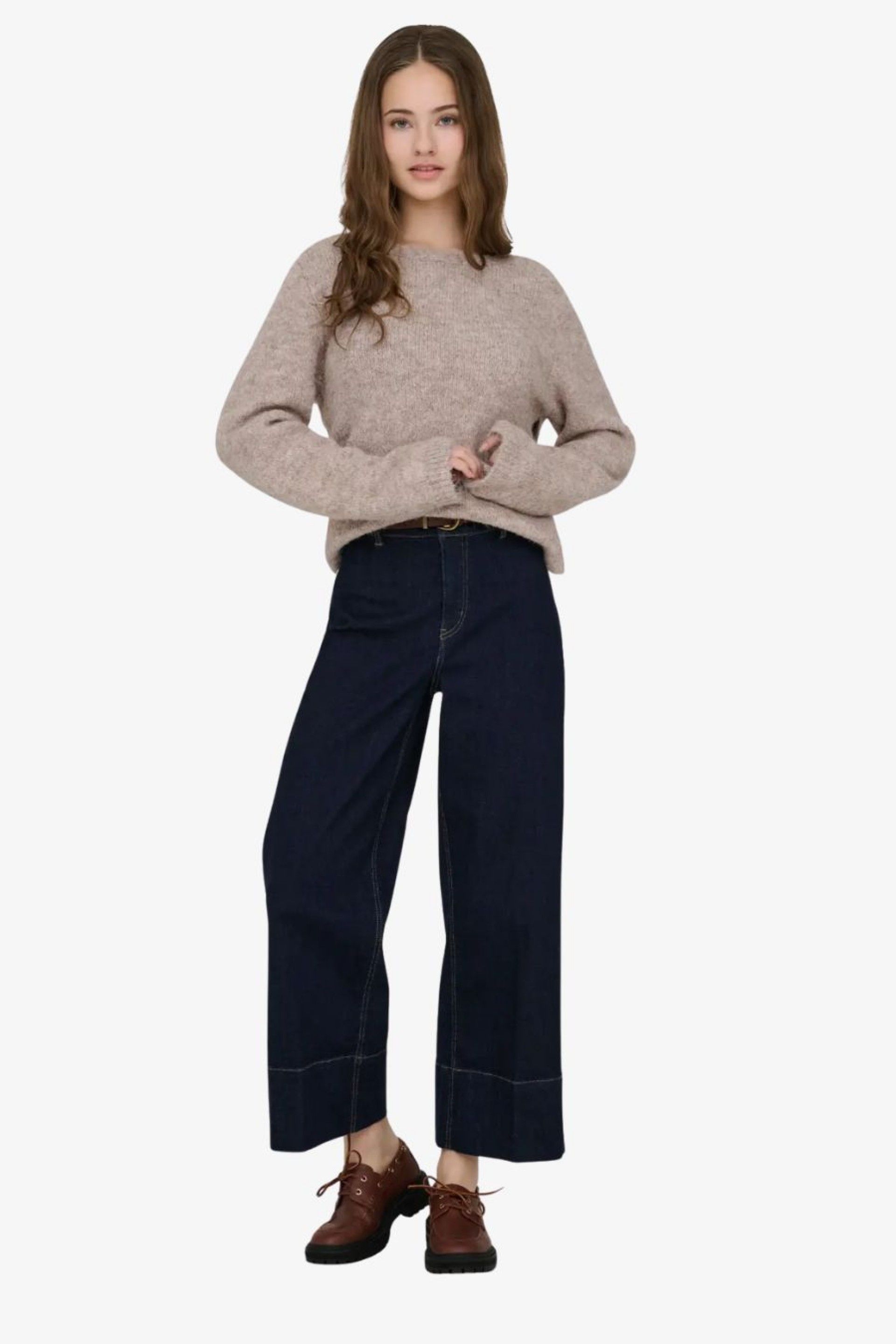 Camisola Reversível de Malha Decote em V Zaggie ONLY