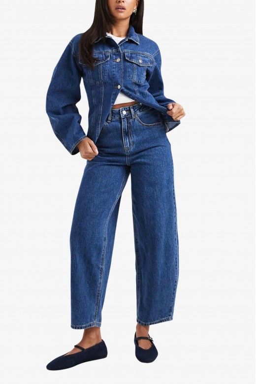 Calça Jeans Mulher BILLIE HW Barrel VERO MODA Calça Jeans Mulher BILLIE HW Barrel VERO MODA