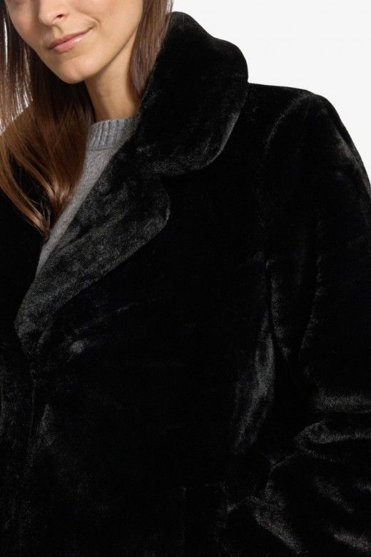 Casaco Elegante Emmela em Pelo Sint�tico � VILA