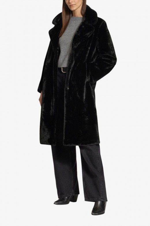 Casaco Elegante Emmela em Pelo Sint�tico � VILA