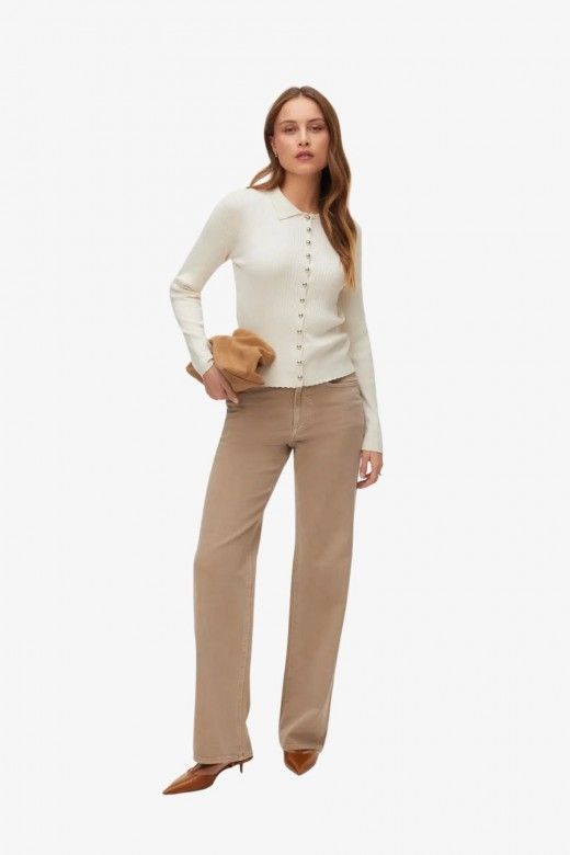 Cal�a Mulher Jeans color TESSA HR Wide VERO MODA