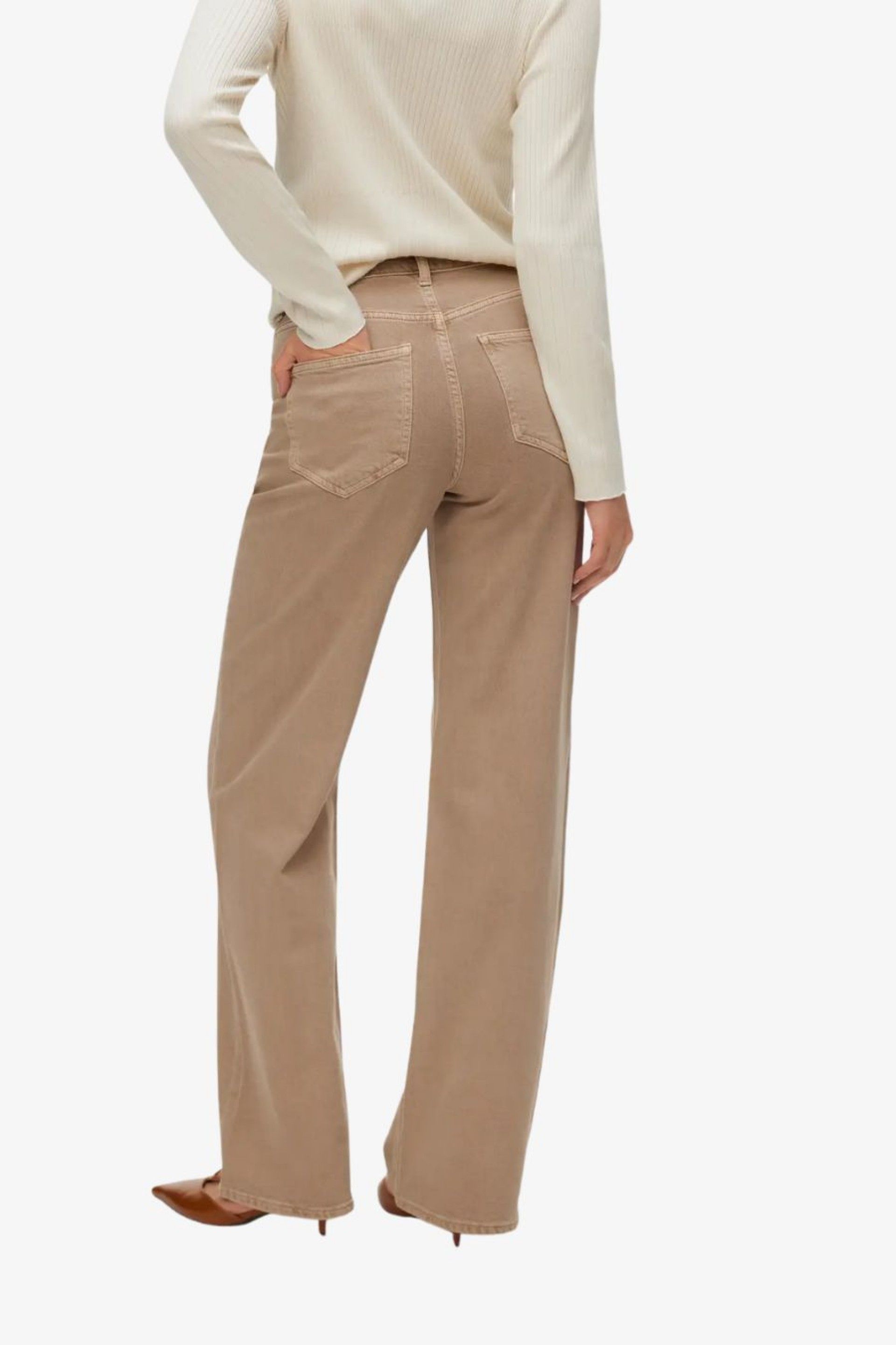 Calça Mulher Jeans color TESSA HR Wide VERO MODA