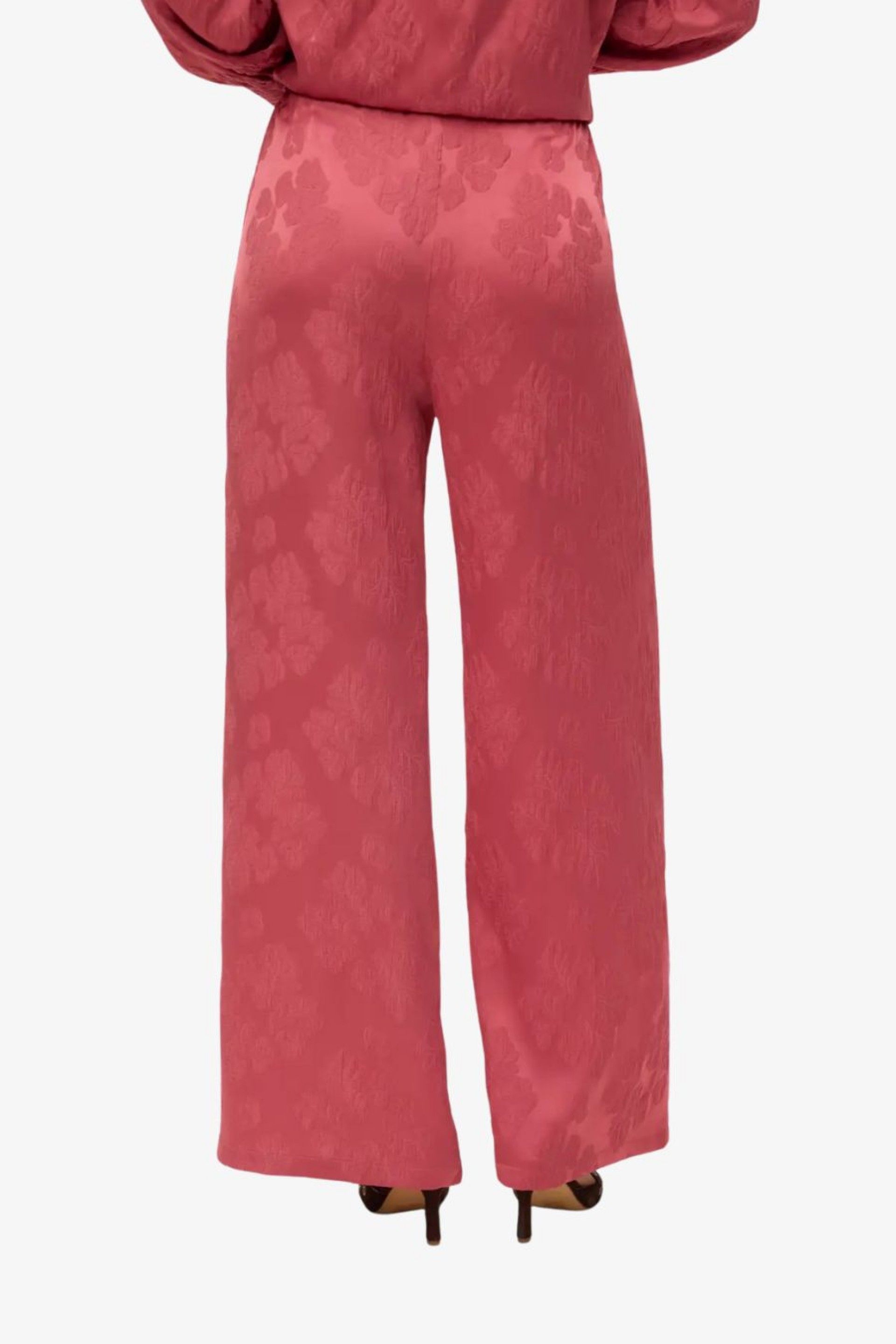 Calça Mulher TIARA Jacquard HW Wide VERO MODA
