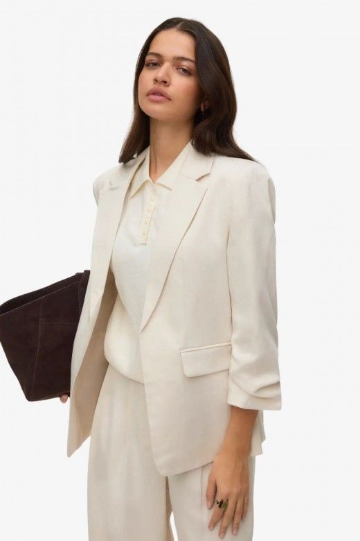 Blazer Mulher SETEFFI 3/4 VERO MODA Blazer Mulher SETEFFI 3/4 VERO MODA