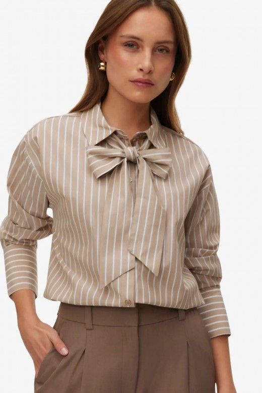 Blusa VERO MODA ISLUNN Riscas com la�o