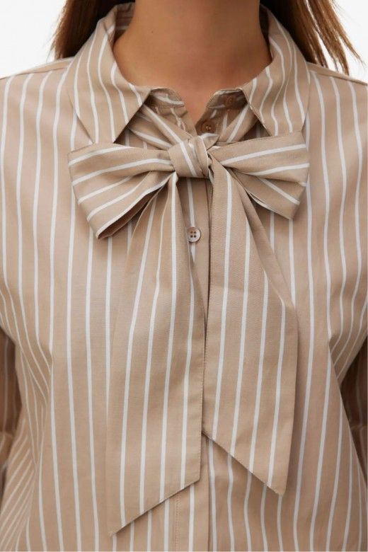 Blusa VERO MODA ISLUNN Riscas com la�o