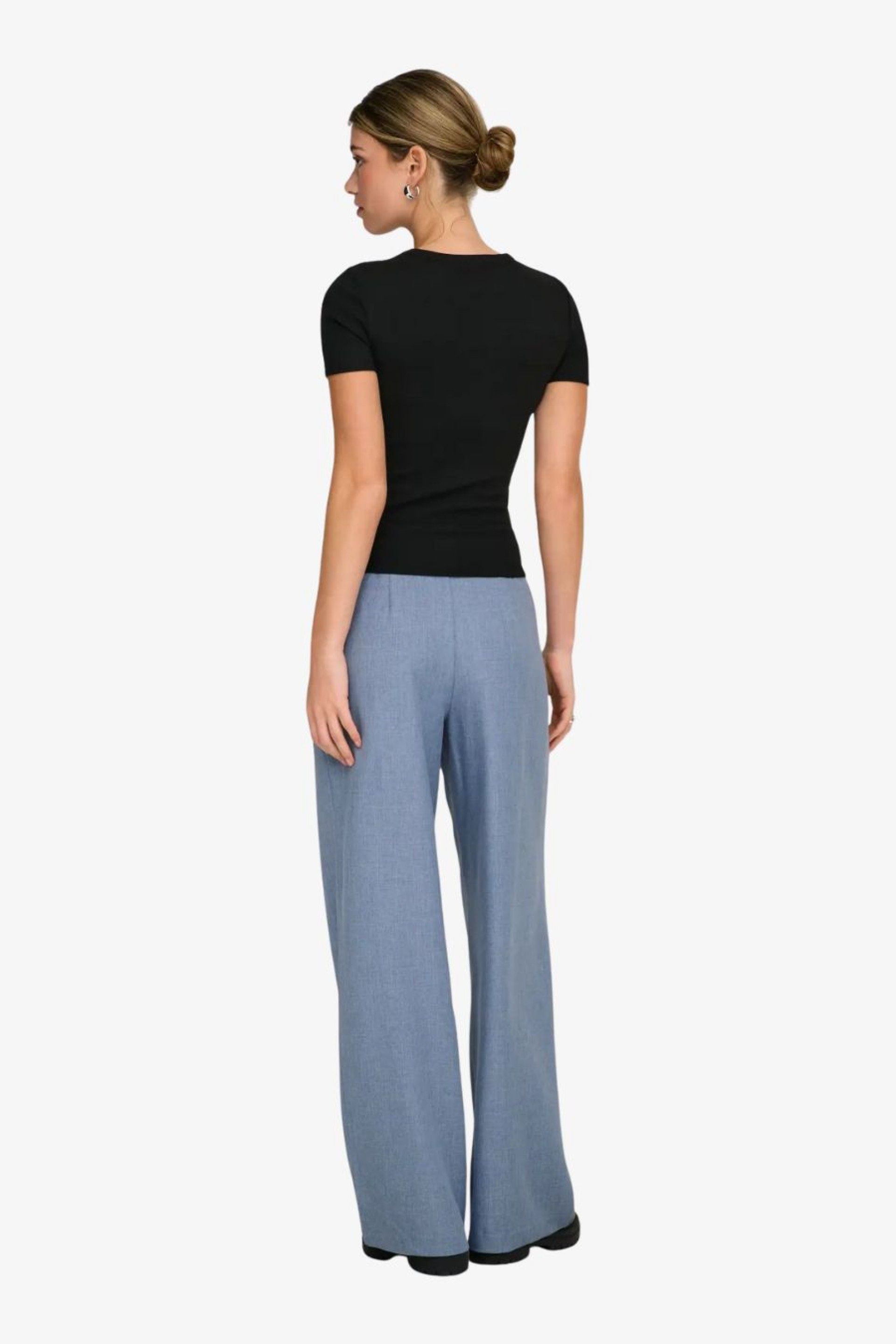 Calça ONLY LINDA HW STR Mel