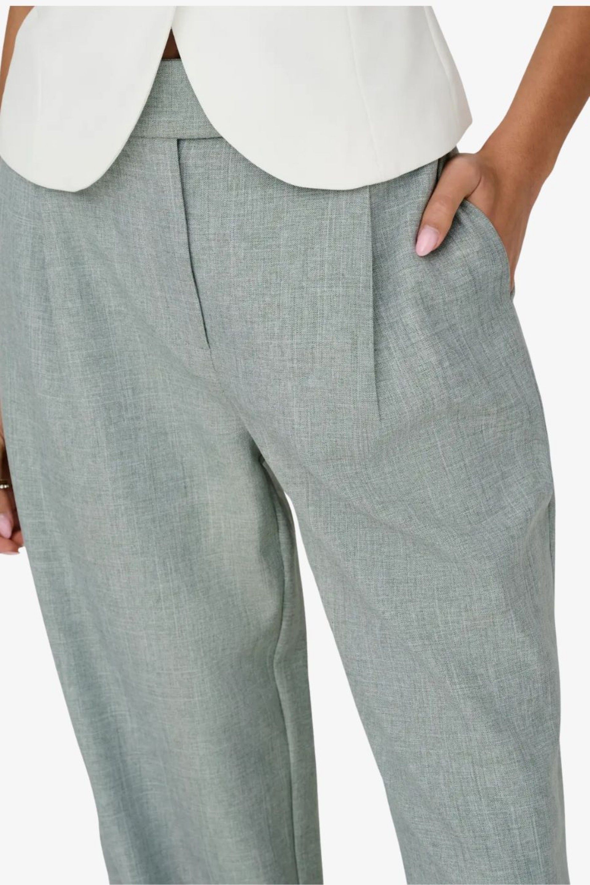 Calça ONLY LINDA HW STR Mel