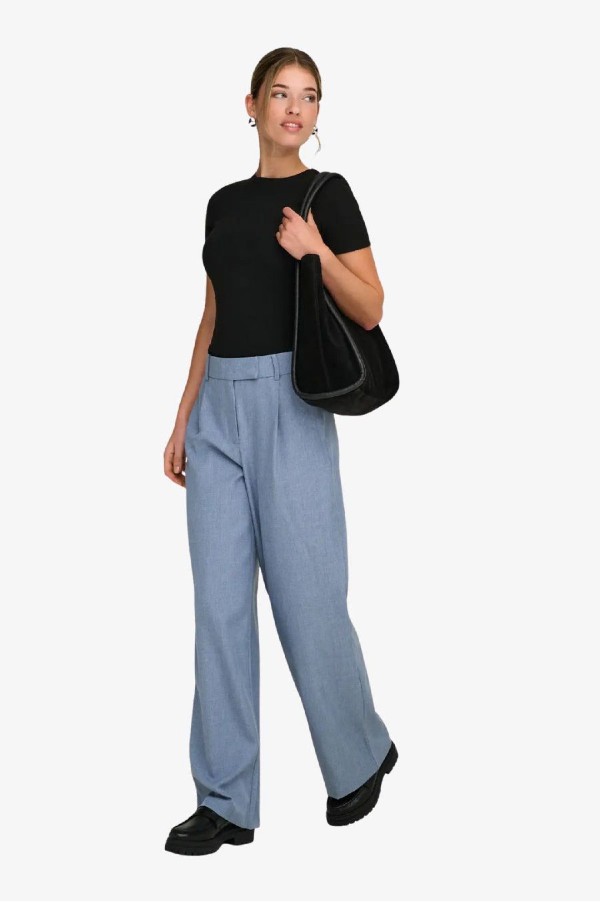 Calça ONLY LINDA HW STR Mel