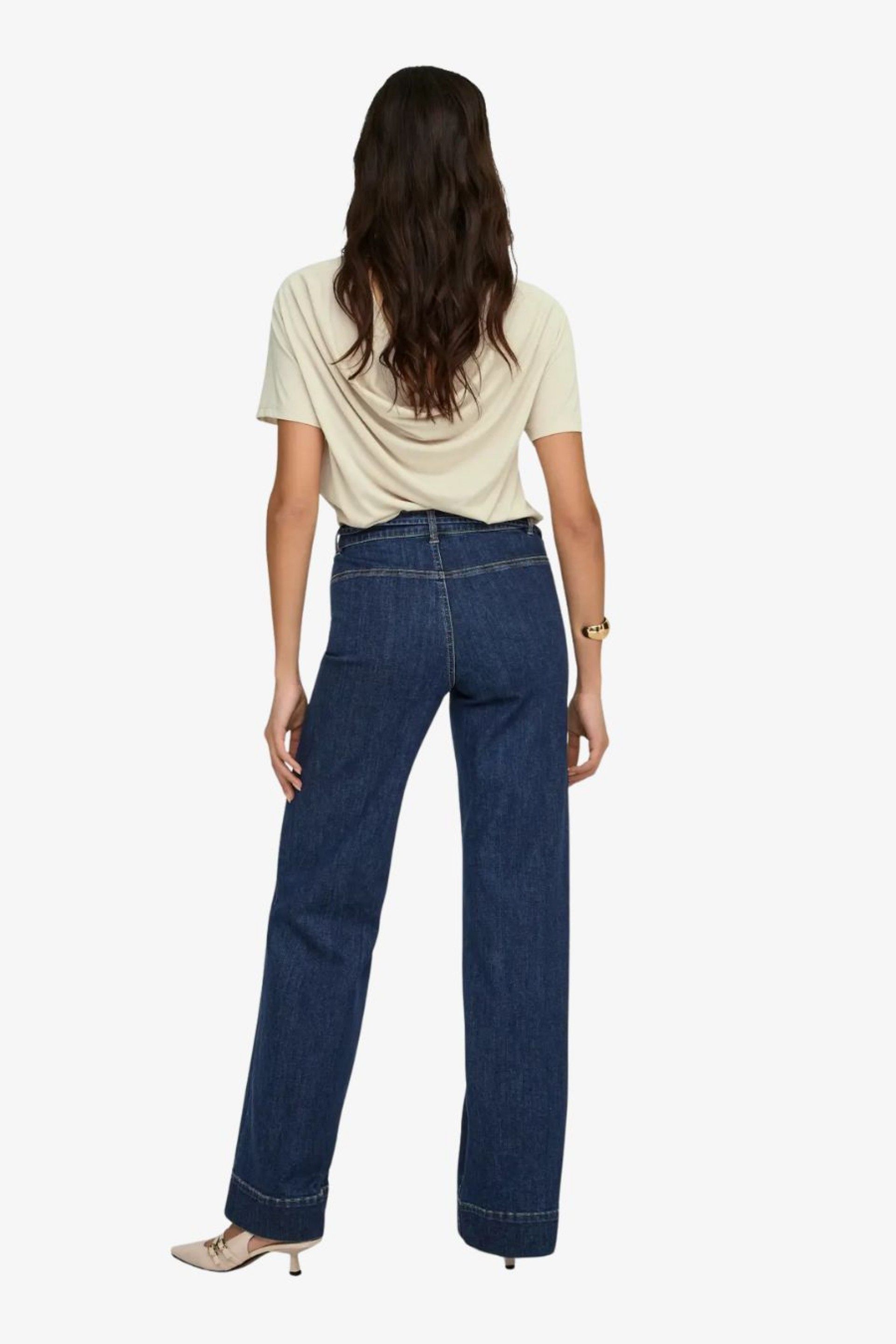Calça Jeans Mulher MADISON HW WIDE ONLY