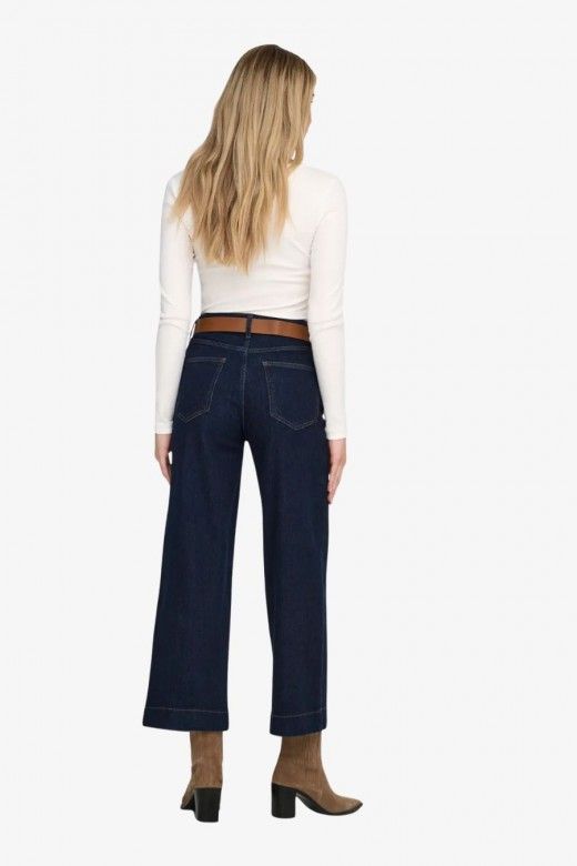 Cal�a Jeans Mulher REGINA HW WIDE CROP ONLY
