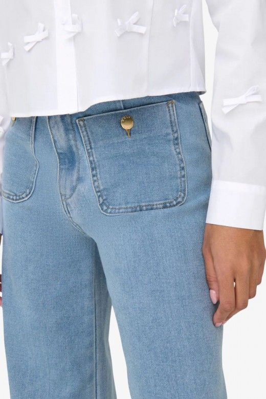 Cal�a Jeans Mulher MADELINE HW WD Pocket ONLY