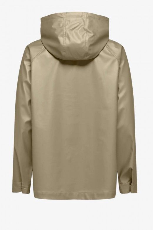 Parka Raincoat curta EBEN Shine ONLY