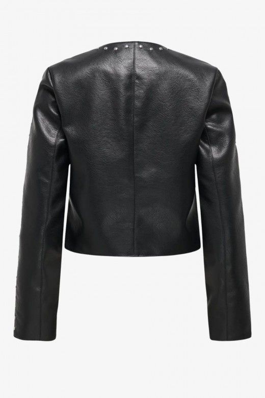 Casaco Mulher Faux Leather LULA STUD ONLY