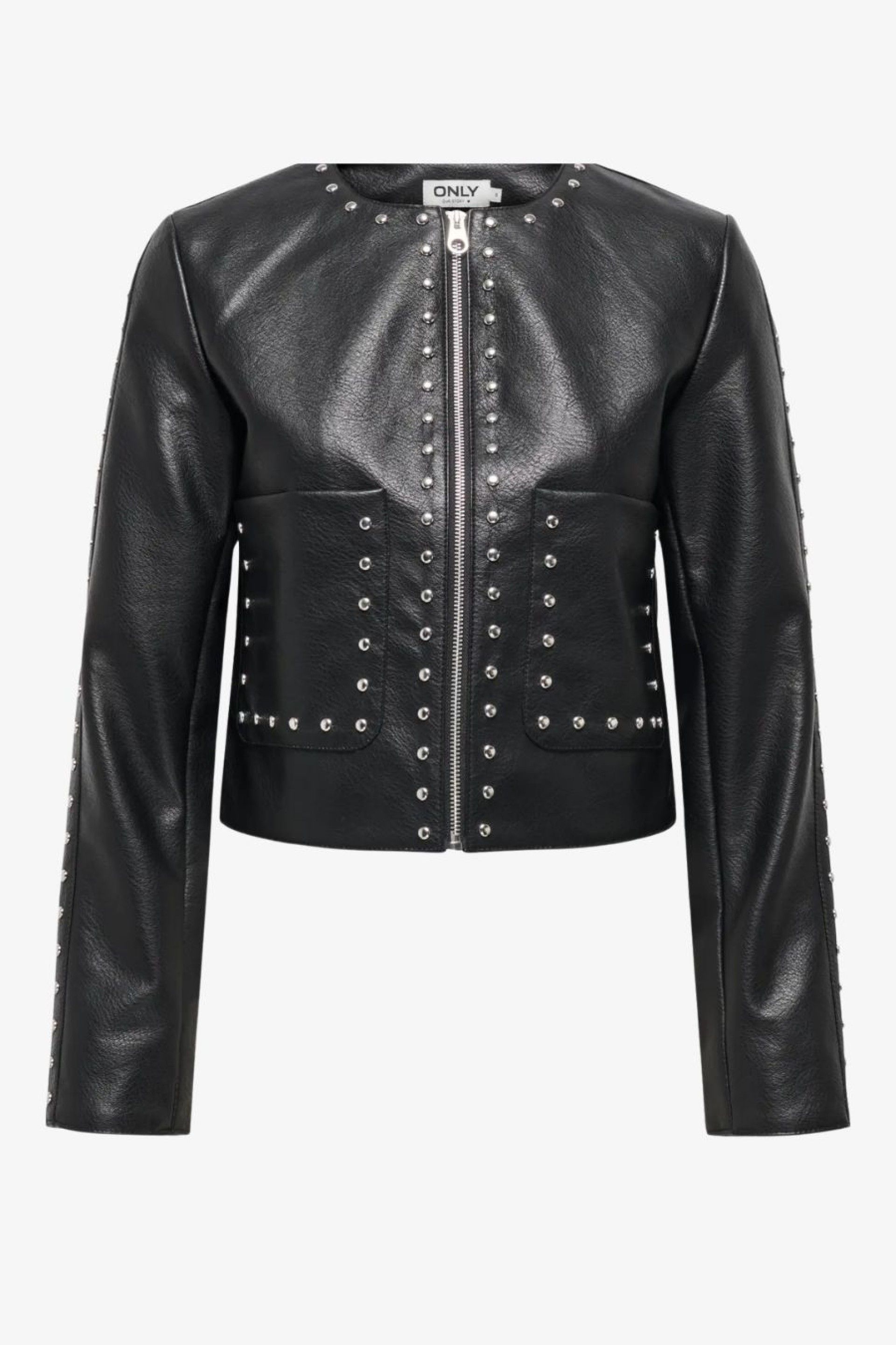 Casaco Mulher Faux Leather LULA STUD ONLY