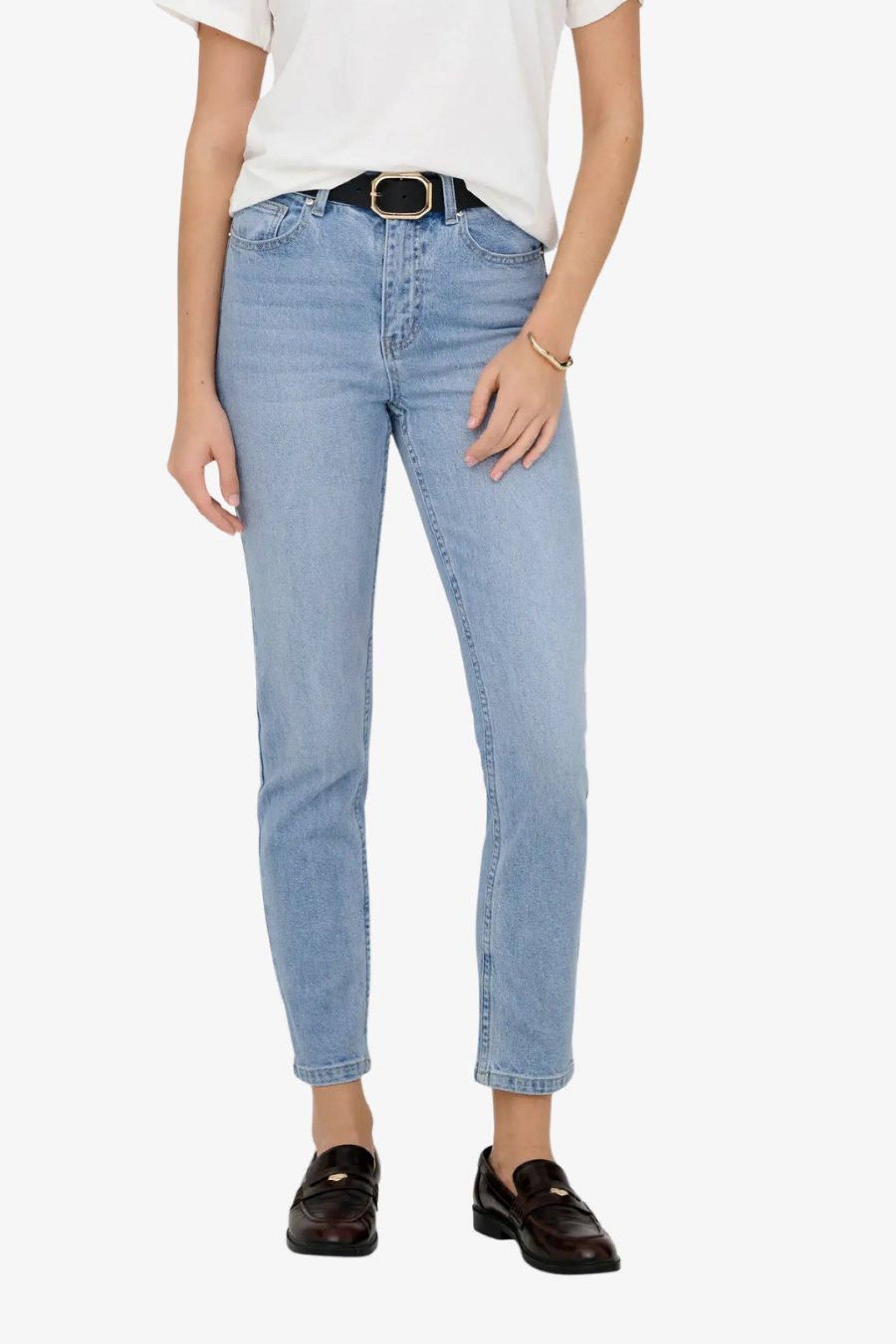 Calça Jeans Mulher EMILY HW Straight ONLY