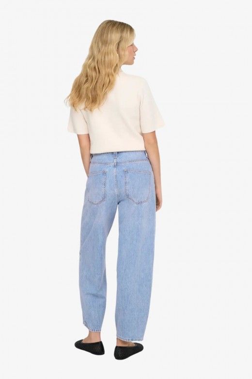 Cal�a Jeans Mulher FRANKIE HW ANK BARREL ONLY