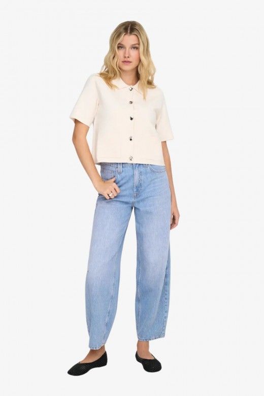 Cal�a Jeans Mulher FRANKIE HW ANK BARREL ONLY