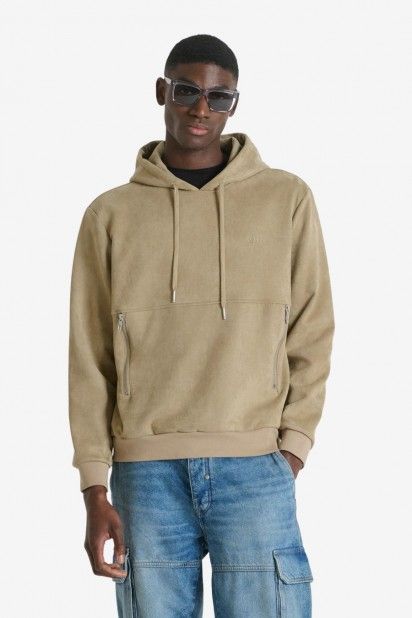 Sweatshirt ANTONY MORATO Hood Suede MMFL01121 FA150197