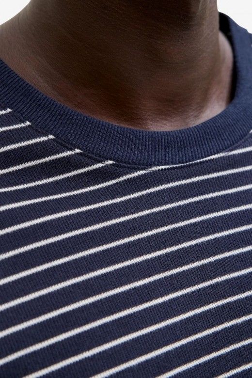 T-Shirt Homem Malha EDOVER Riscas Jack Jones