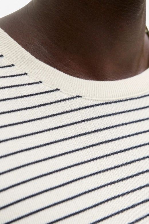 T-Shirt Homem Malha EDOVER Riscas Jack Jones