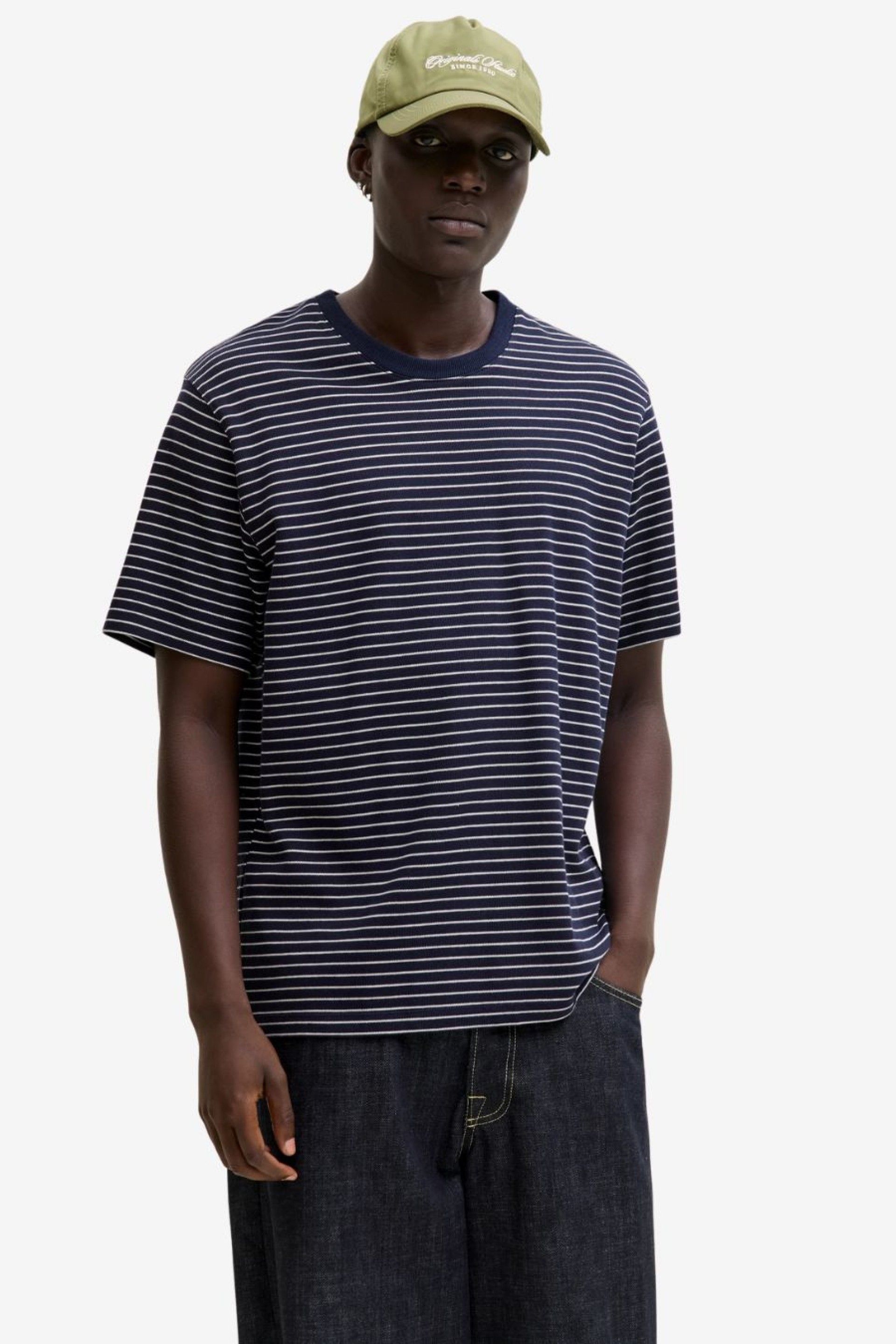 Jack & Jones Edover T-Shirt Malha Riscas Homem