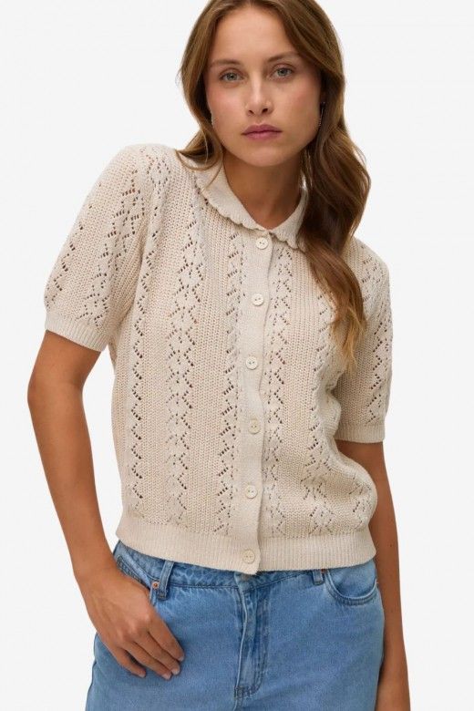 Casaco Malha Mulher manga curta DARIA VERO MODA