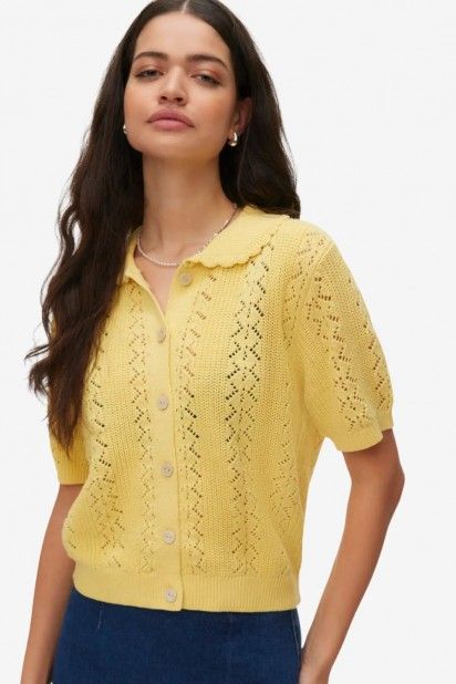 Casaco Malha Mulher manga curta DARIA VERO MODA