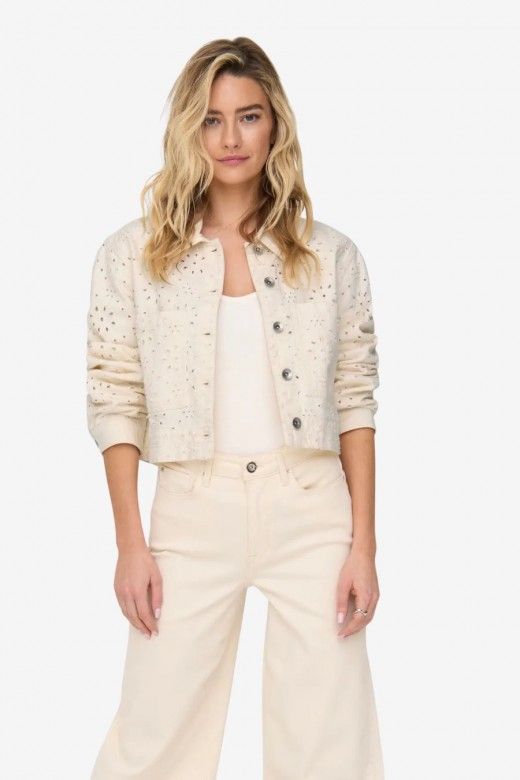 Casaco Mulher Curto Croch� ELSA ONLY