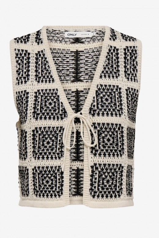 Colete Malha Croché LOA ONLY Colete Malha Croché LOA ONLY