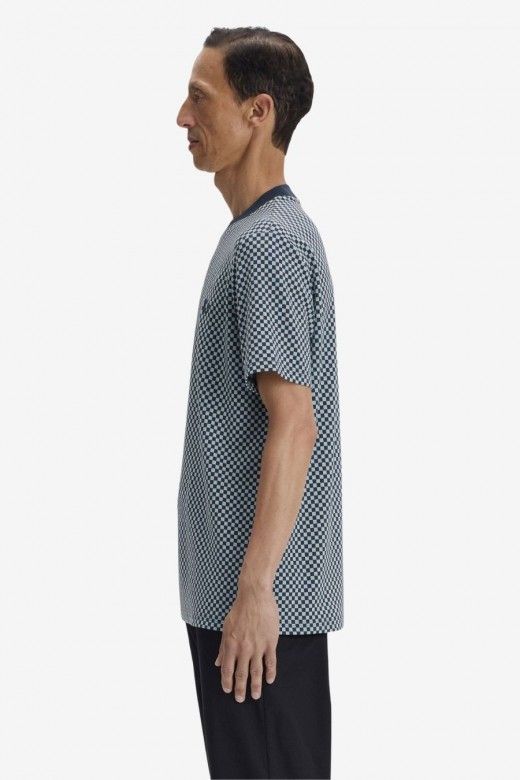T-S hirt FRED PERRY Xadrez M2394