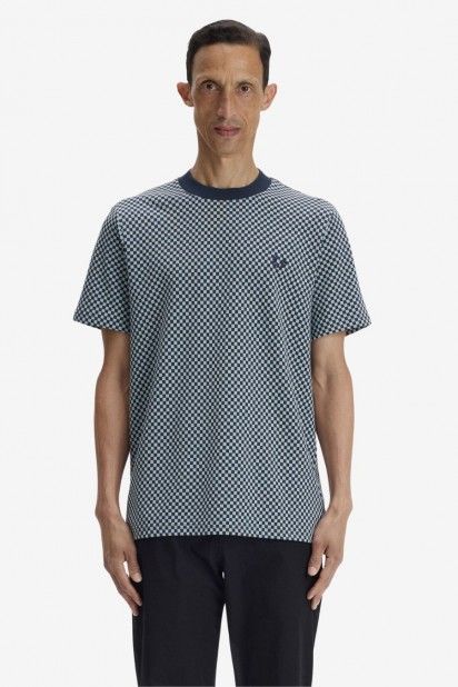 T-S hirt FRED PERRY Xadrez M2394