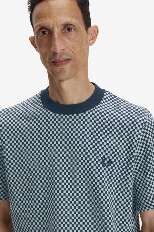 T-S hirt FRED PERRY Xadrez M2394