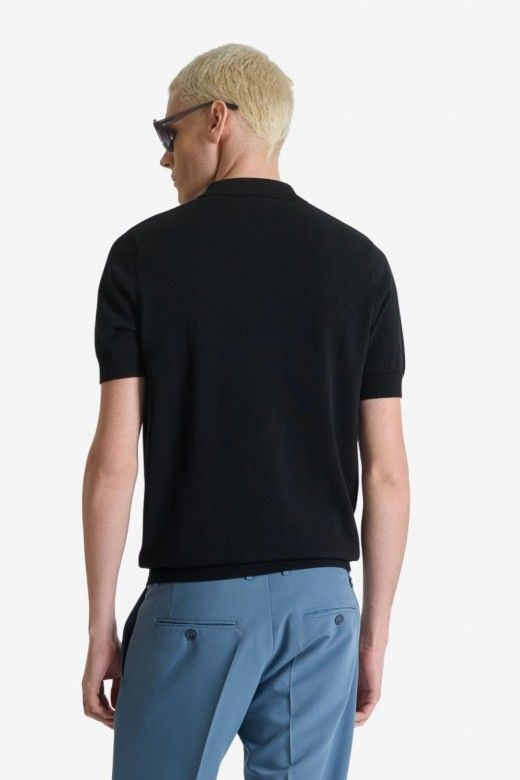 Polo Malha ANTONY MORATO Zip Regular Fit MMSW01596 YA200076