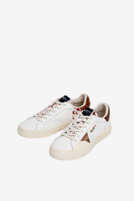 Pepe Jeans Milan Mix Sapatilhas Mulher Pepe Jeans Milan Mix Sapatilhas Mulher